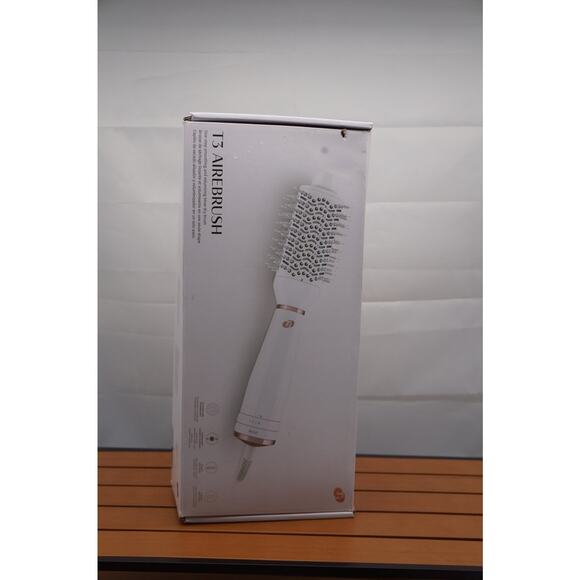 New T3 AireBrush Round One-Step Blow Dryer Brush – White/Rose Gold 2.5” - Picture 8 of 9